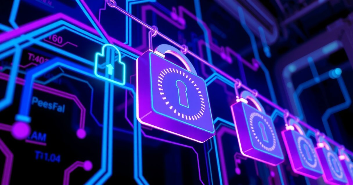 Futuristic digital security interface representing data protection at PlayMido