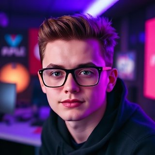 Alex Rivera, Lead Developer - Stylized portrait of game developer